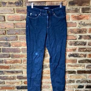 Chaps Dark Wash Blue Denim Pull-On Mid-Rise Skinny Jeans Women's Size 6